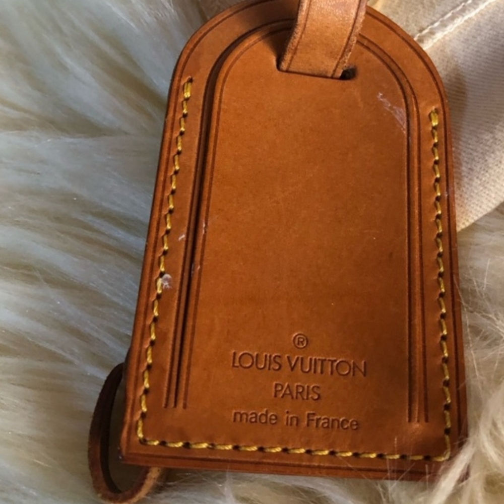 Authentic Louis Vuitton Luggage Tag EUC
